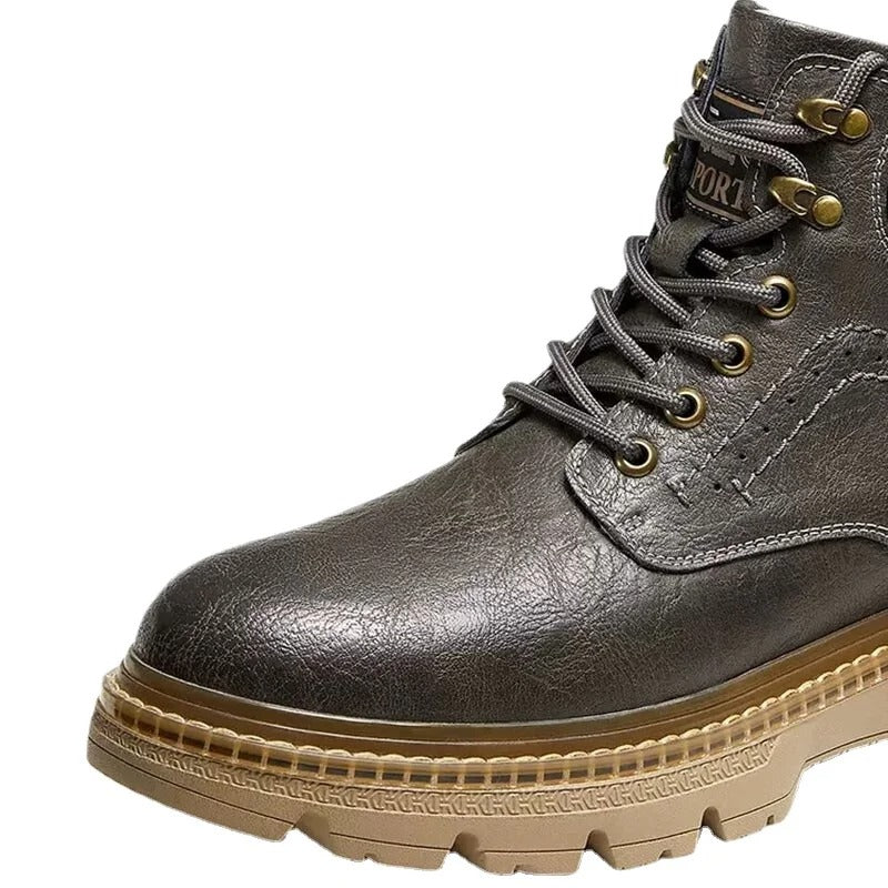 Botas Masculinas Golden Camel em Couro - MOBO02 - Frete Grátis