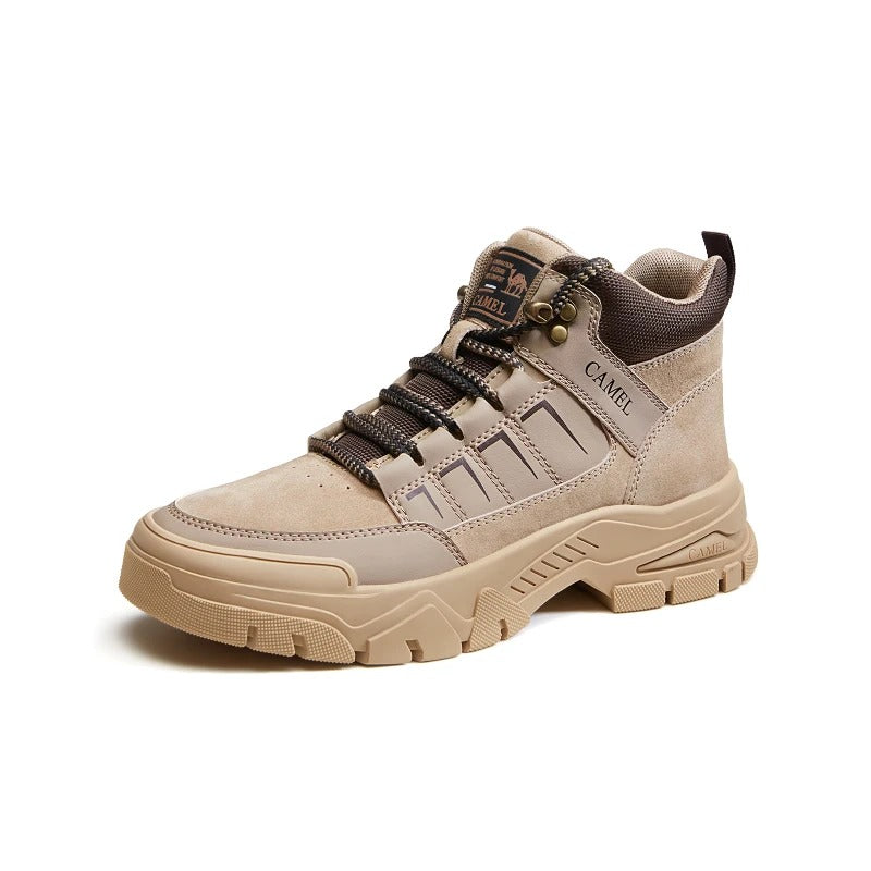 Botas Masculinas Golden Camel em Couro  - MOBO03 - Frete Grátis