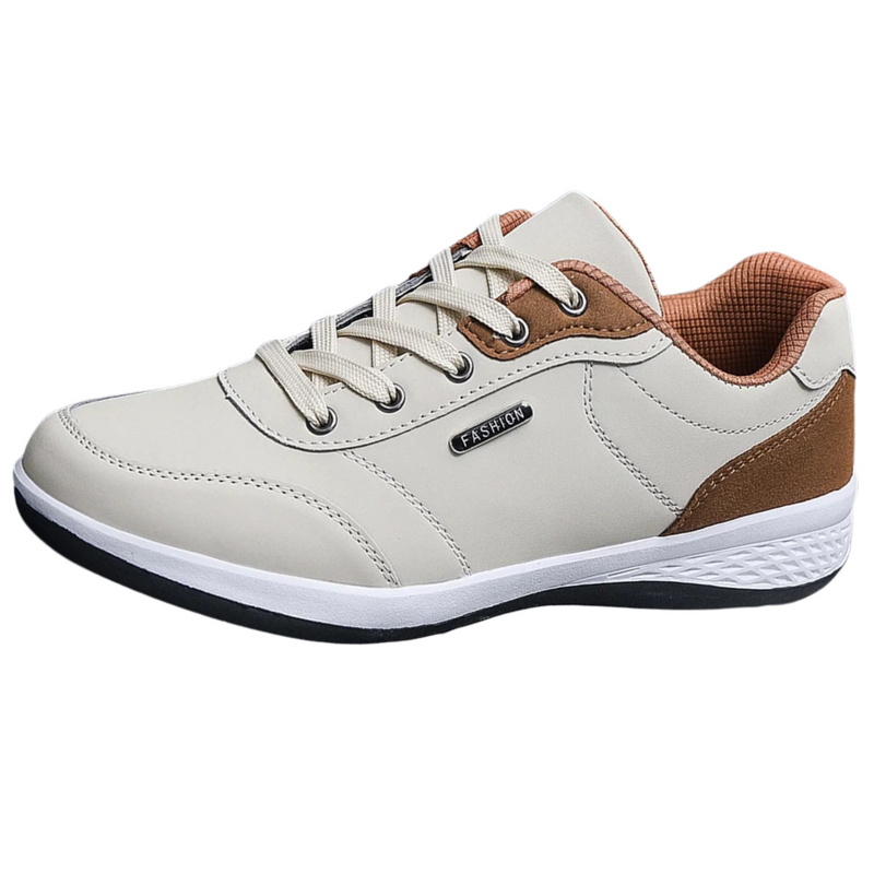 Tênis Casual Masculino em Couro - MOT011