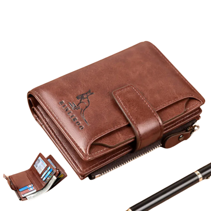 Carteira Masculina de Couro Luxuosa - MOCA14