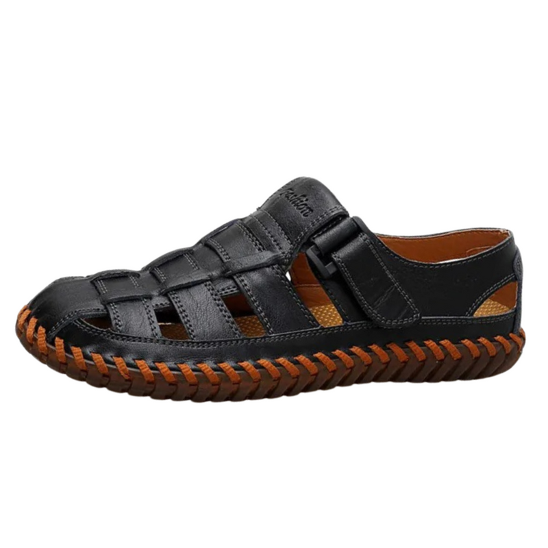 Sandália Franciscana Masculina em Couro Ecológico - MOSM006