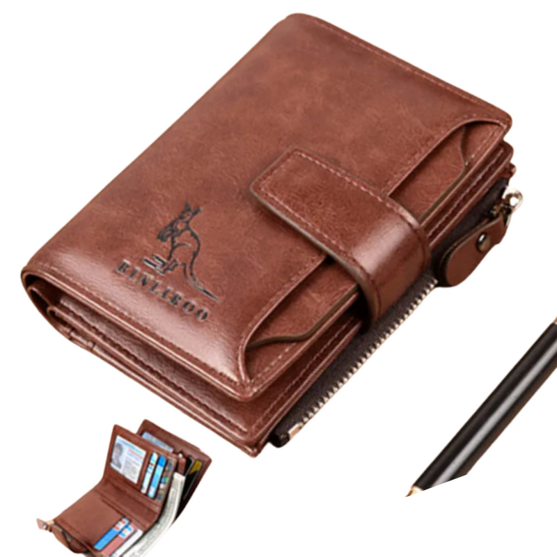 Carteira Masculina de Couro Luxuosa - MOCA14