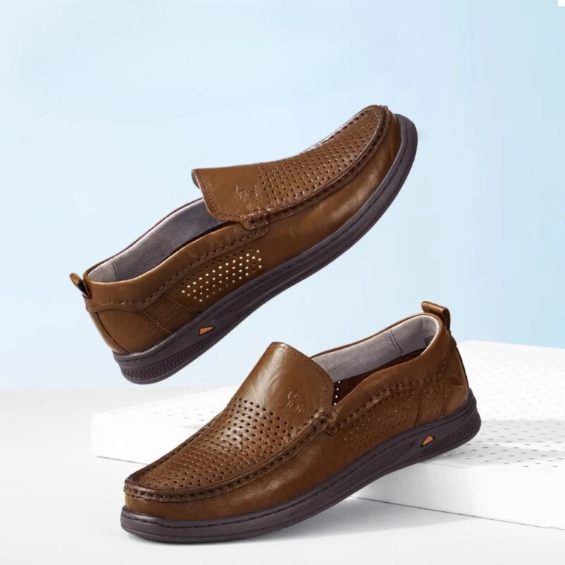 Mocassins Masculino Couro Legítimo - MOSMM019