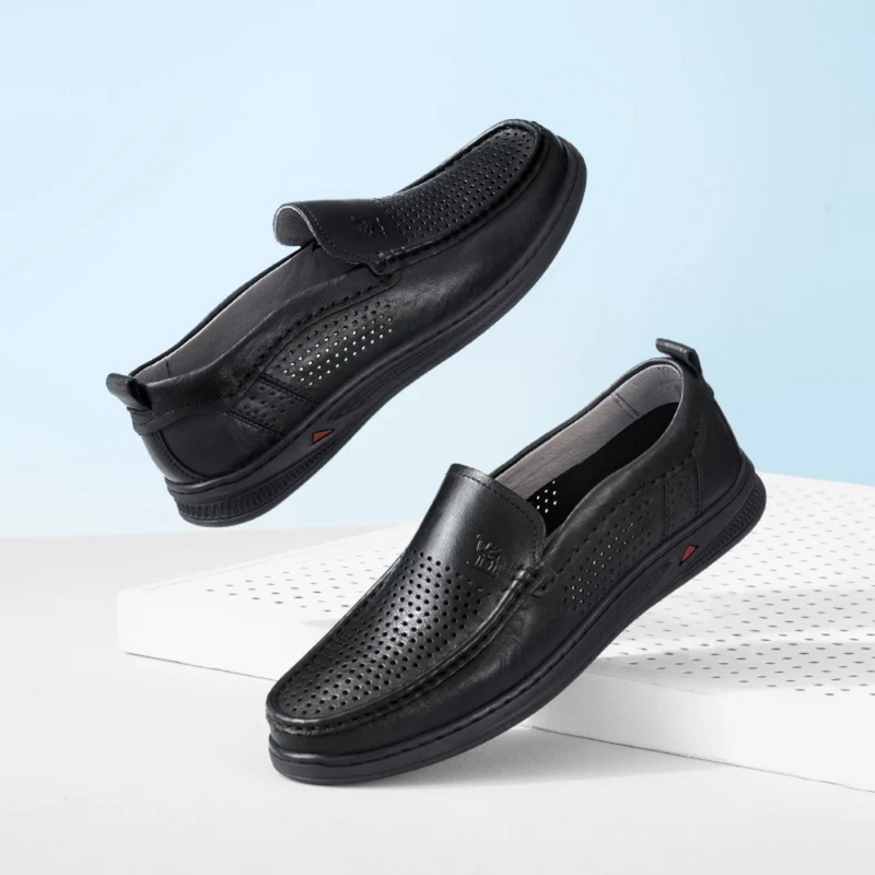 Mocassins Masculino Couro Legítimo - MOSMM019