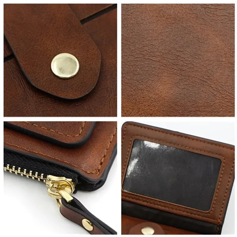 Carteira Masculina de Couro Sintético - MOCA03