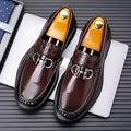 Sapatos Mocassins Masculino de Couro Genuíno - MOSMM017