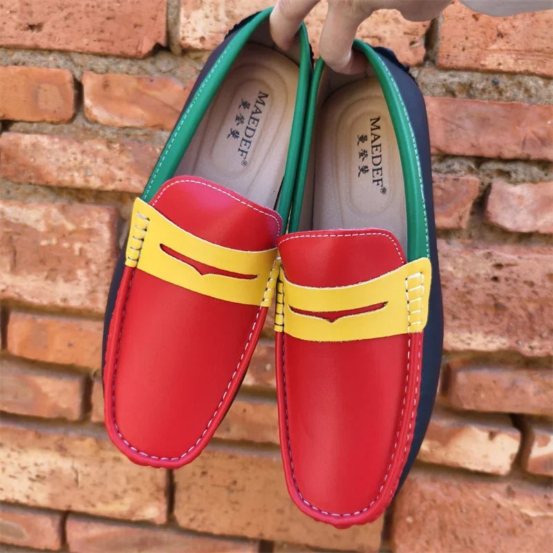 Sapatos Mocassins Masculino de Couro - MOSMM002
