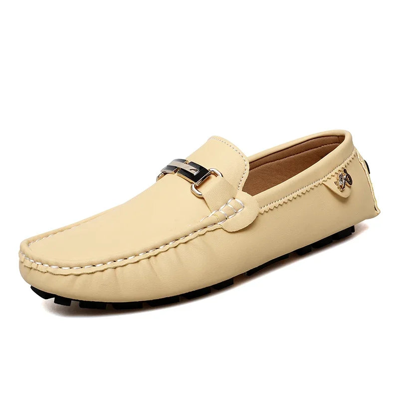 Sapato Mocassim Masculino de Couro Feito a Mão - MOSMM015