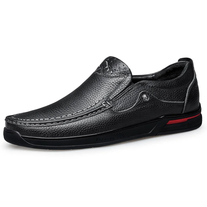 Sapatos Moda Homem em Couro Genuíno - MO033