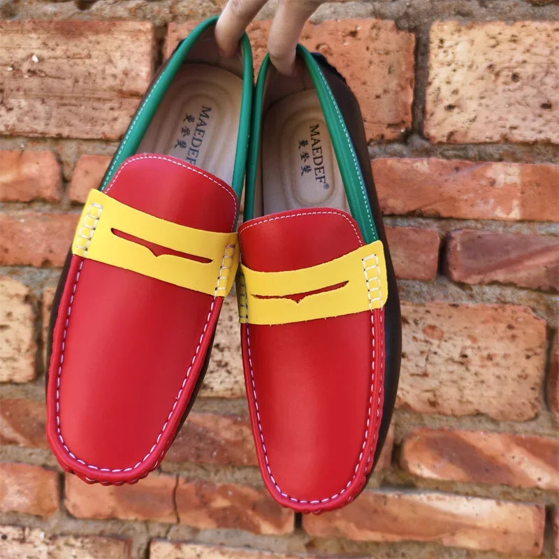 Sapatos Mocassins Masculino de Couro - MOSMM002