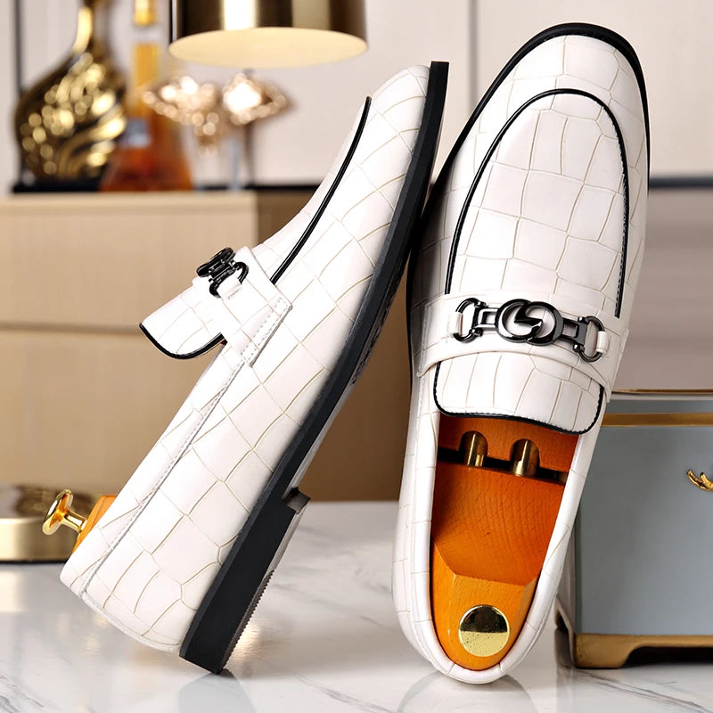 Sapatos Masculinos de Couro de Luxo - MO047