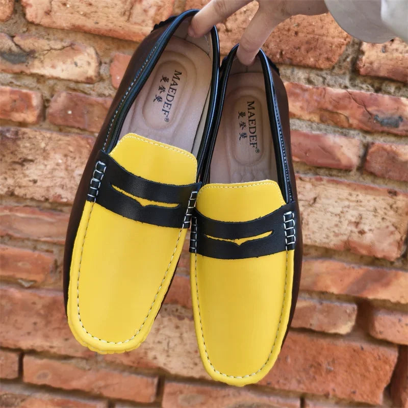 Sapatos Mocassins Masculino de Couro - MOSMM002