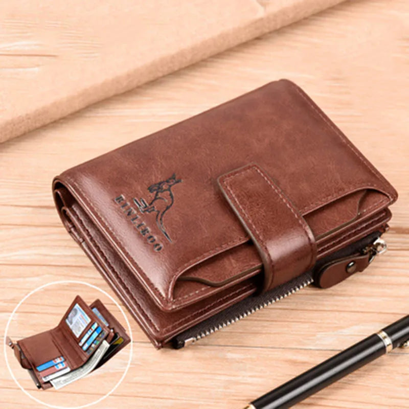 Carteira Masculina de Couro Luxuosa - MOCA14