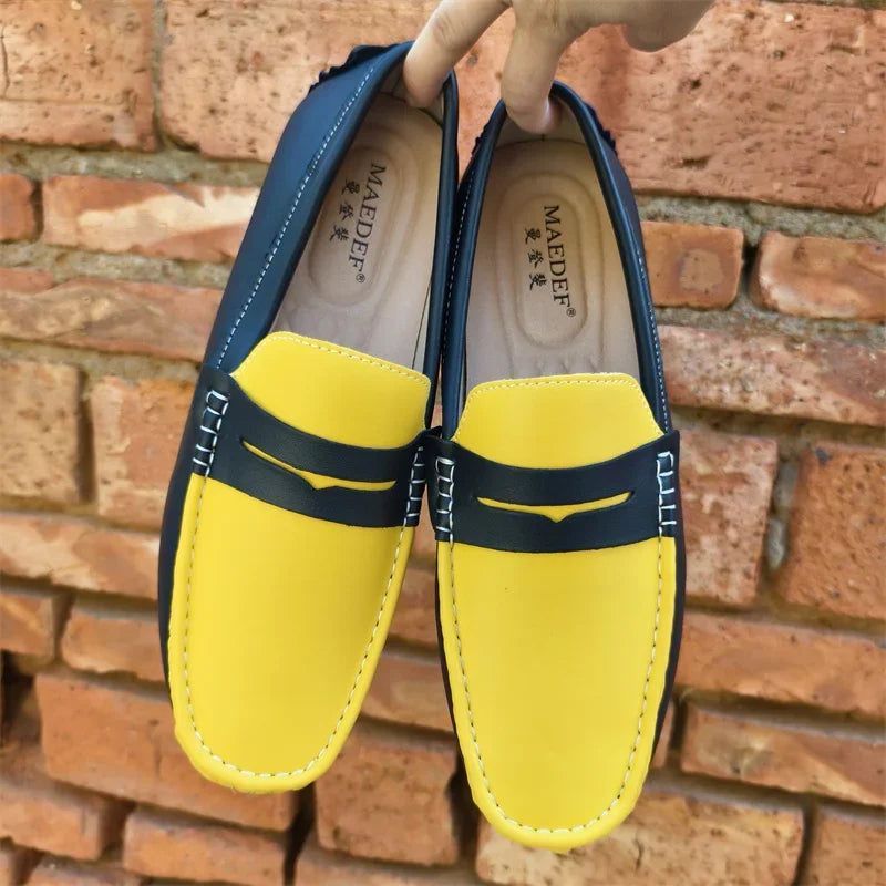 Sapatos Mocassins Masculino de Couro - MOSMM002