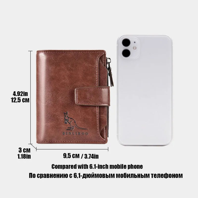 Carteira Masculina de Couro Luxuosa - MOCA14