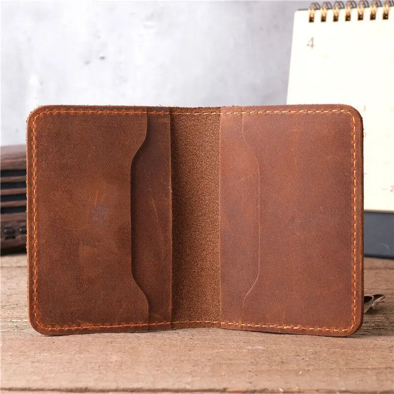 Carteira Masculina Retro Feita à Mão - MOCA04