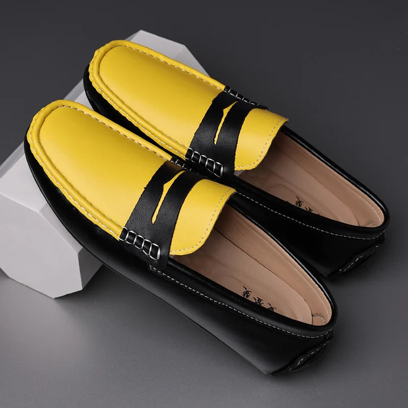 Sapatos Mocassins Masculino de Couro - MOSMM002