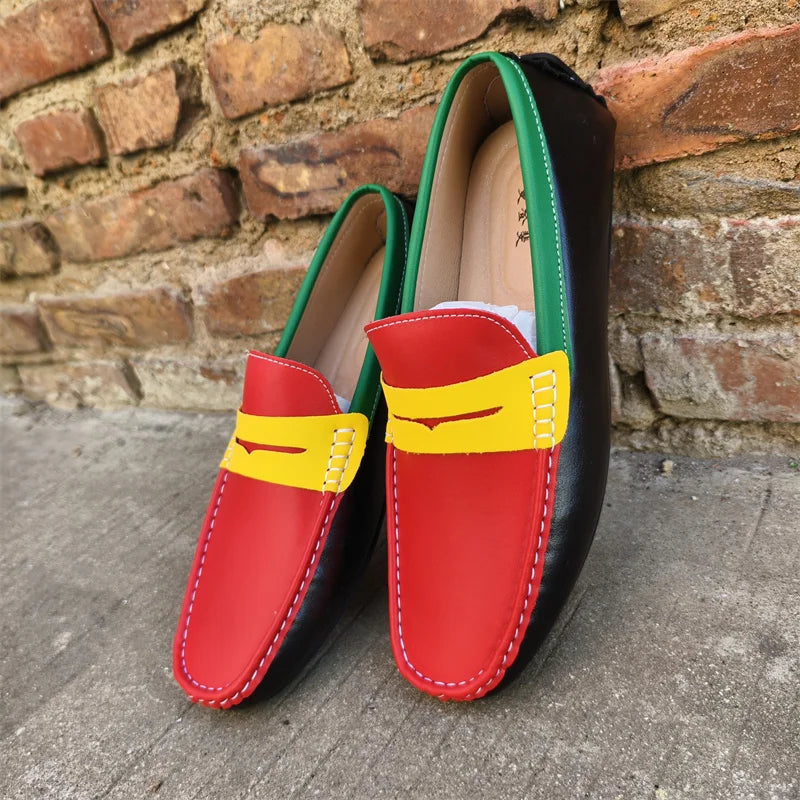 Sapatos Mocassins Masculino de Couro - MOSMM002