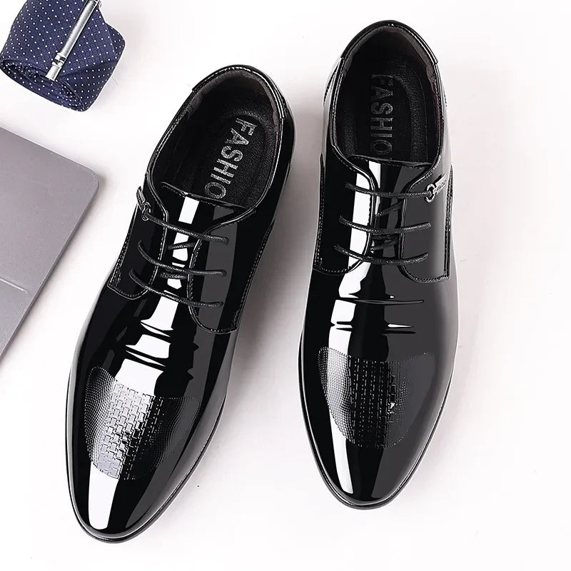 Sapatos Oxford de couro de luxo - MO010