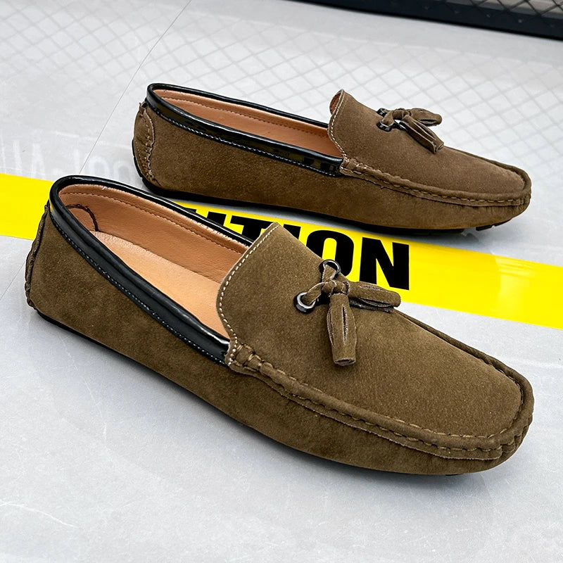 Sapato Casual Mocassim Masculino Feito à Mão - MOSMM009