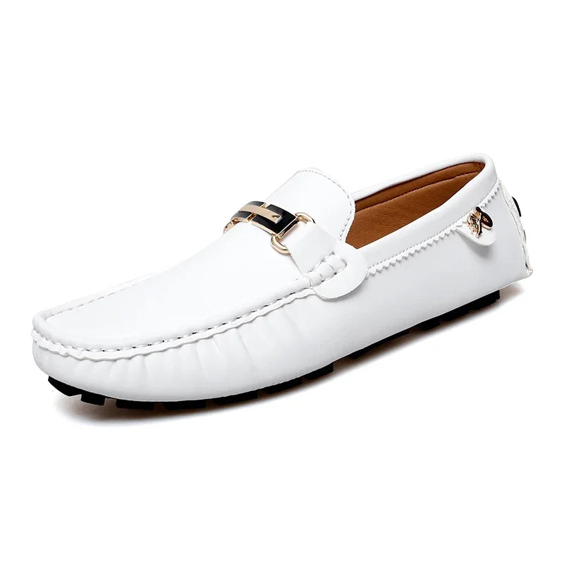 Sapato Mocassim Masculino de Couro Feito a Mão - MOSMM015