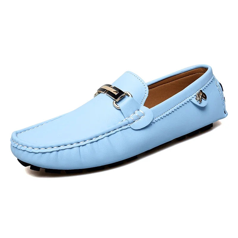 Sapato Mocassim Masculino de Couro Feito a Mão - MOSMM015