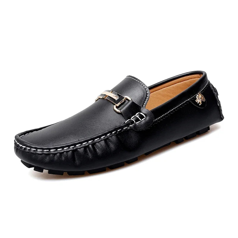 Sapato Mocassim Masculino de Couro Feito a Mão - MOSMM015