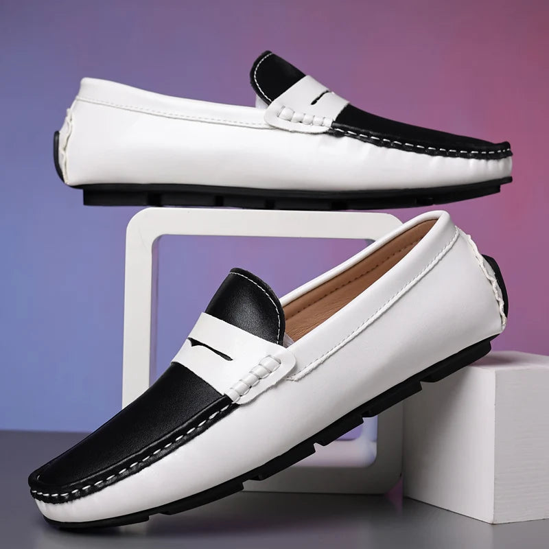 Sapatos Mocassins Masculino de Couro - MOSMM002