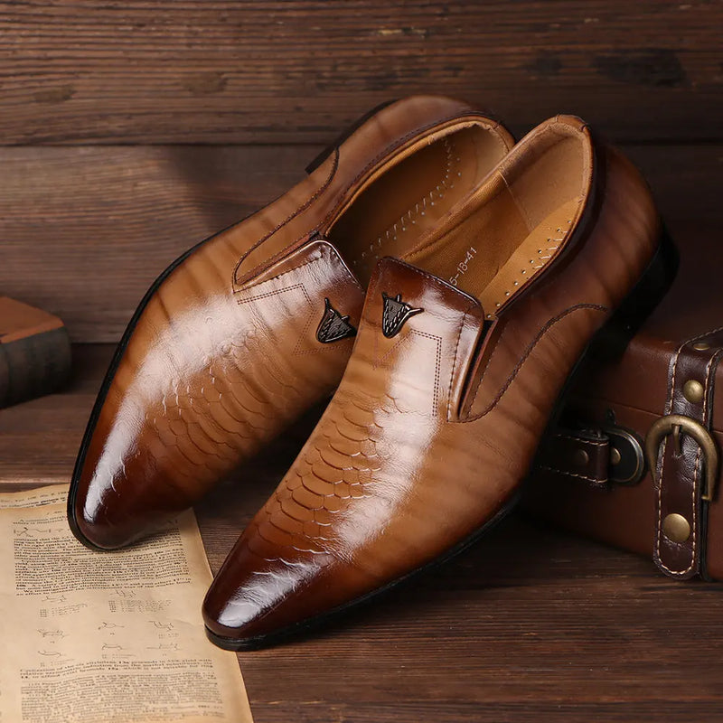 Sapatos Formais Masculinos de Couro - MO050