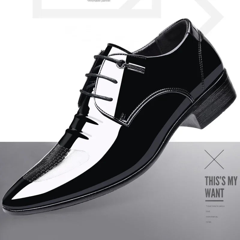 Sapatos Oxford de couro de luxo - MO010