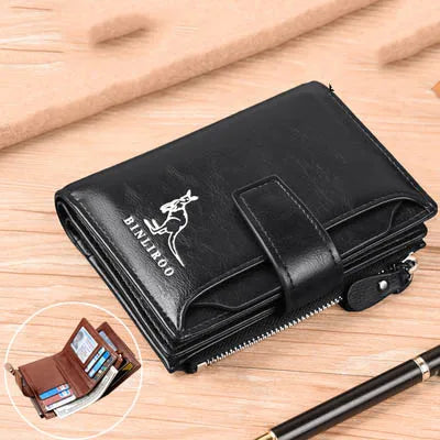 Carteira Masculina de Couro Luxuosa - MOCA14