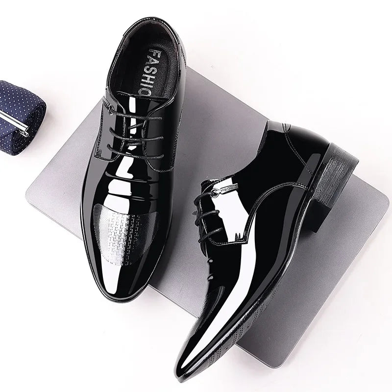 Sapatos Oxford de couro de luxo - MO010