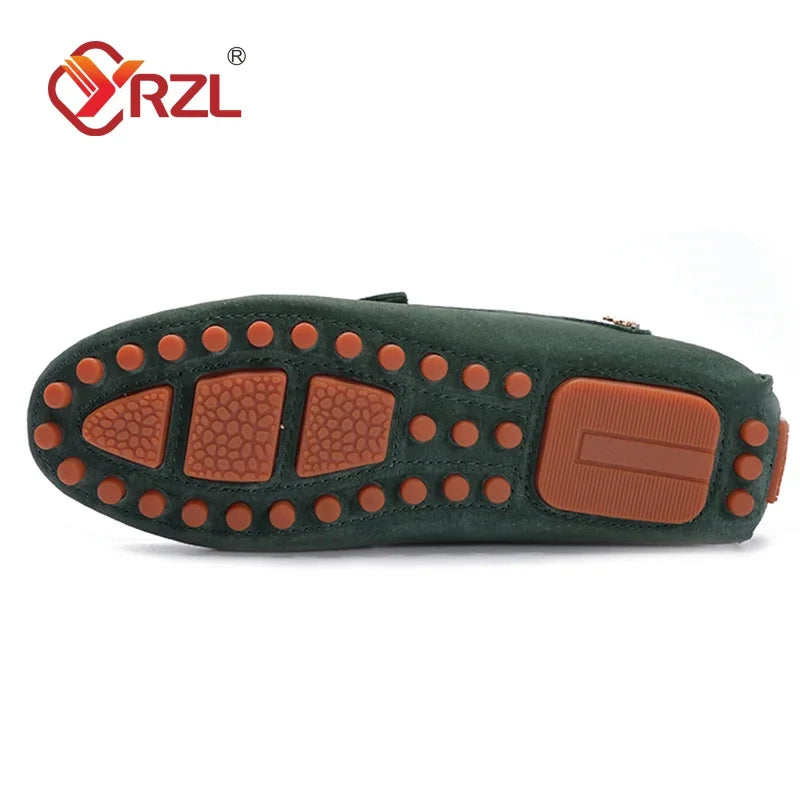 Sapato Mocassim Masculino de Couro de Camurça MOSMM014