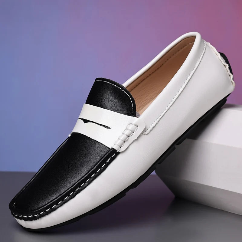 Sapatos Mocassins Masculino de Couro - MOSMM002