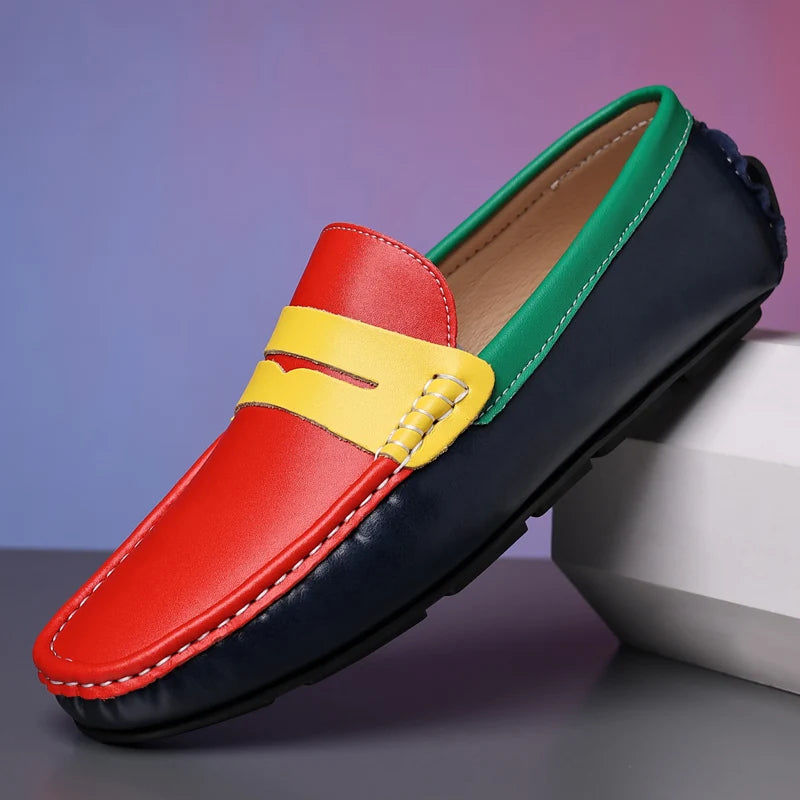 Sapatos Mocassins Masculino de Couro - MOSMM002