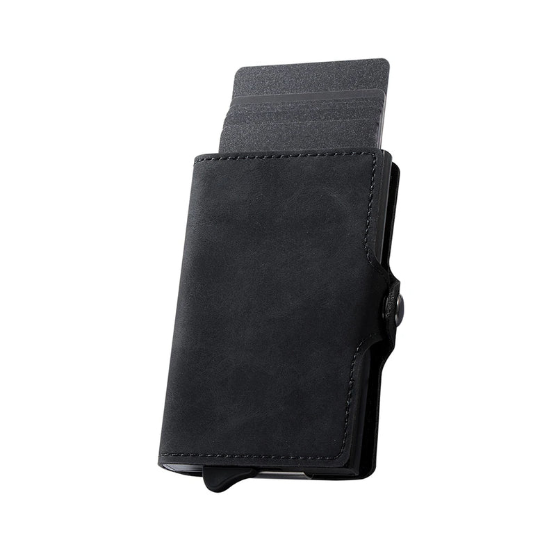 Carteira de Couro Masculina Com Porta Cartão - MOCA11