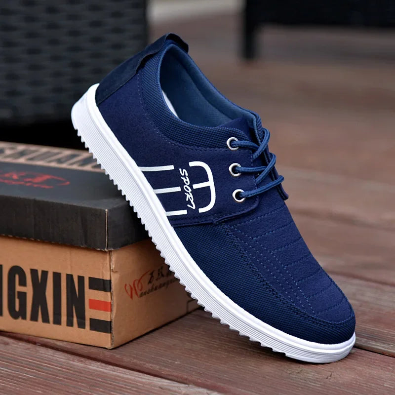 Tênis Casual em Lona Para Homens - MOT07