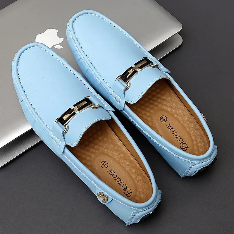 Sapato Mocassim Masculino de Couro Feito a Mão - MOSMM015
