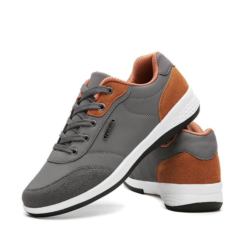 Tênis Casual Masculino em Couro - MOT011