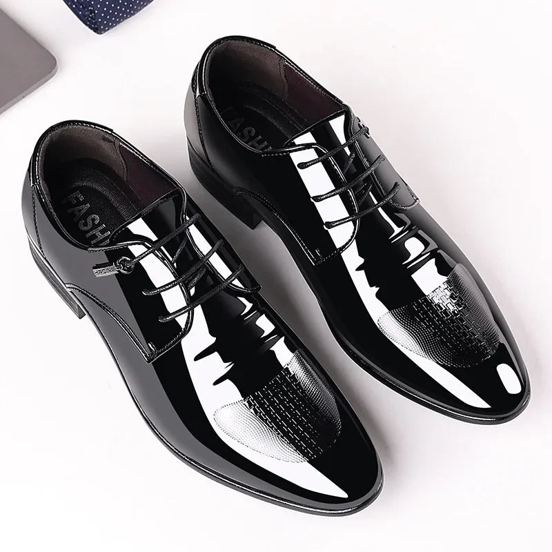 Sapatos Oxford de couro de luxo - MO010